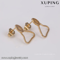 94216 xuping nova tendência de moda 18k cor do ouro brinco para meninas